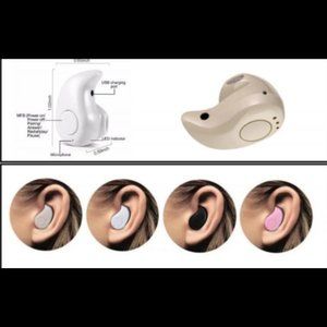 New, Single-in-Ear Bluetooth Audio Headset with Microphone